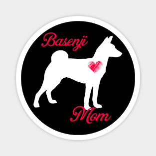 Basenji mom   cute mother's day t shirt for dog lovers Magnet